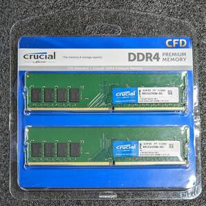 【中古】DDR4メモリ 16GB(8GB2枚組) CFD W4U3200CM-8G(ブリスター入) [DDR4-3200 PC4-25600]