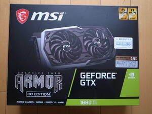 GEFORCE GTX 1660Ti ARMOR OC EDITION MSI