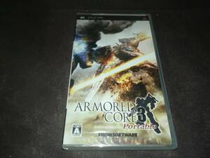 PSP 新品未開封 アーマード・コア 3 ポータブル ARMORED CORE 3 Portable アーマードコア