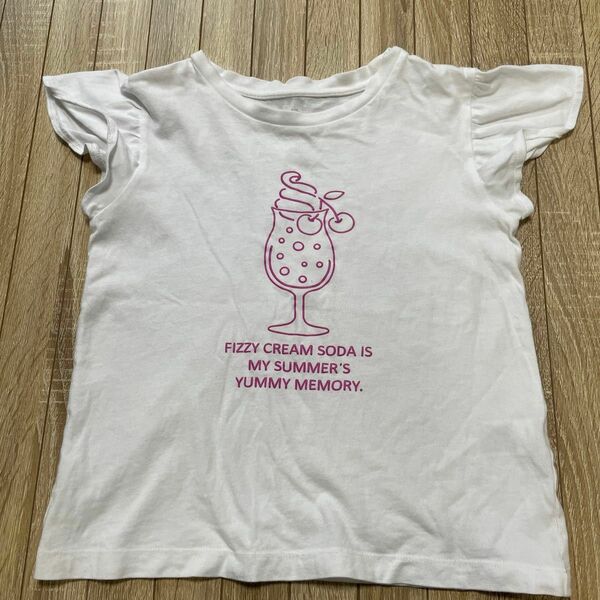 140cm GU プリントTシャツ 半袖Tシャツ