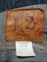 １円スタート　EVISU エヴィス　Gジャン レア　No2 　Lot1500　サイズ38_画像8