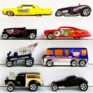 1/64 ホットウィール '64 インパラ パープルパッション ラジオフライヤー Hot Wheels Chevy Impala Radio Flyer Wagon etc. 8台セット