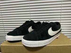 送料無料 Nike SB Blazer Low 27.5cm ナイキ ブレーザー ロー black ブラック 厚タン 318960-011