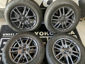 ◆1000円～!! スタッドレスSET ヴァーレン W05 14×5.5J+38 100/4H ブリヂストン VRX2 175/65R14 17年製 カローラ/bB/フィット/キューブ他