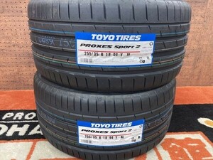 ◆新品! 即納! 2本Set 255/35R18 255/35-18 TOYOプロクセススポーツ2 レクサスIS 30系 メルセデス・ベンツ CLK Cクラス W209 W204 S204