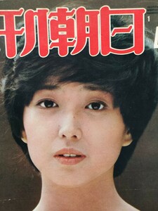 竹下景子　『週刊朝日』　☆全194ページ☆　美人　美女　美熟女　清楚　可憐　妖艶　司馬遼太郎　池波正太郎　山藤章二　レア　貴重　稀少