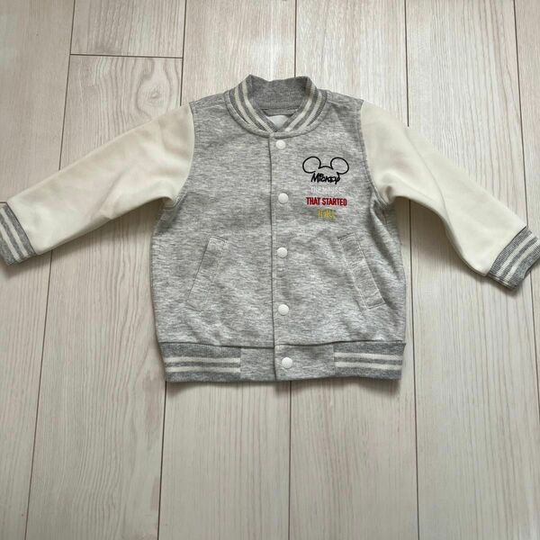 ユニクロ　ベビー　UNIQLO baby ミッキー　ブルゾン　90 