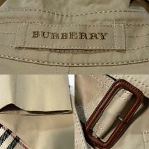 超美品 バーバリー BURBERRY バーバリーロンドン トレンチコート スプリングコート ウールライナー付き 通勤 ビジネス ハニーベージュ 38_画像9