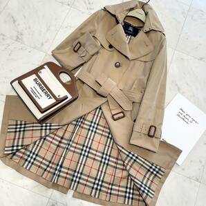 大きいサイズ バーバリー BURBERRY バーバリーロンドン トレンチコート スプリングコート ウールライナー付き 通勤 ハニーベージュ 40の画像1