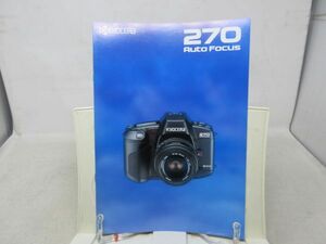 K6# camera catalog KYOCERA( Kyocera )270 AUTO FOCUS 1991 year * possible #