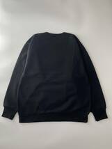 WTAPS BLANK CREW NECK/COPO BLACK MEDIUM ダブルタップス クルーネック スウェット ブラック Mサイズ 212ATDT-CSM13_画像2