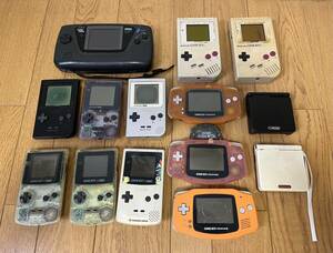 SEGA ゲームギア Nintendo 任天堂 Game boy ゲームボーイ Color Advance SP ポケモン 金銀 動作未確認 現状渡し ジャンク 本体 まとめ売り 