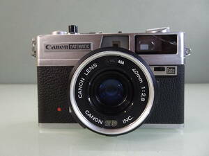 Canon/キャノン　DATEMATIC/データマティック　３５ｍｍフィルム　コンパクト　カメラ　昭和レトロ　中古　未チェック部品取りジャンク品
