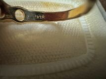 K18 18金 刻印 ゴールド ネックレス2本・指輪セット_画像6