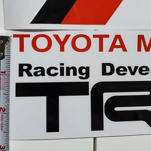 トヨタ■TRD TOYOTA MOTOR SPORTS ステッカー 黒色&赤色バージョン 左右2枚セットの画像4