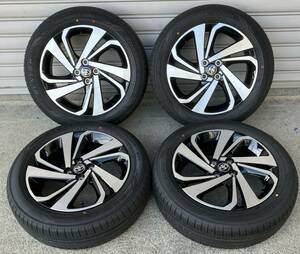 新車外し 超美品 トヨタライズZ 純正 17インチ 6J +40 PCD100 4H 195/60R17 ダンロップ 2023年製 夏タイヤ&ホイール 4本セット