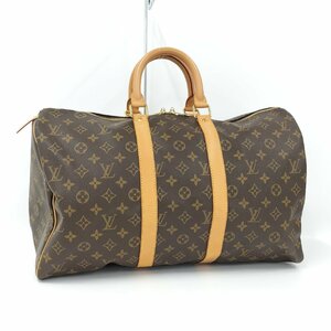 ●ルイヴィトン LOUIS VUITTON キーポル45 ボストンバッグ モノグラム M41428[Jコレ]TA 264