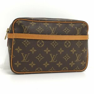 ●ルイヴィトン LOUIS VUITTON コンピエーニュ23 セカンドバッグ モノグラム ブラウン M51847 [Jコレ]yu122