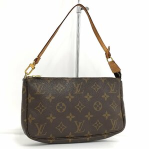 ●ルイヴィトン LOUIS VUITTON ポシェットアクセソワール モノグラム ブラウン ショルダーバッグ ポシェット M51980 [Jコレ]yu117の画像1