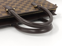 【中古】LOUIS VUITTON ヴェニス PM ハンドバッグ ダミエ エベヌ N51145_画像4