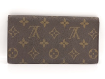 【中古】LOUIS VUITTON ポルト 円 3カルトクレディ 二つ折り長財布 モノグラム M61818_画像3