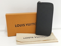 【中古】LOUIS VUITTON ジッピーウォレット ヴェルティカル ラウンドファスナー 長財布 ダミエ アンフィニ N63548_画像10