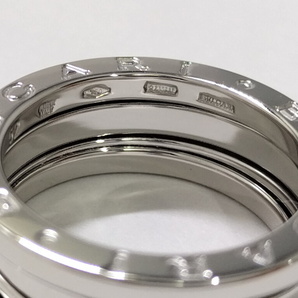 【中古】BVLGARI ビーゼロワン リング 750WG K18WG ホワイトゴールド 表記サイズ52 約8.0gの画像8