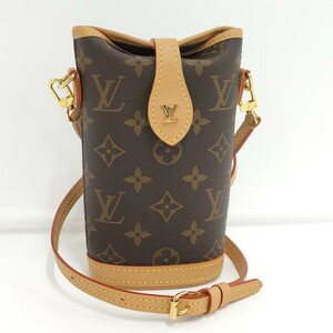 【中古】LOUIS VUITTON フォールド ミーポーチ ショルダーバッグ モノグラム M80874