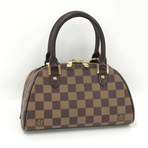 【中古】LOUIS VUITTON リベラミニ ハンドバッグ ダミエ エベヌ N41436