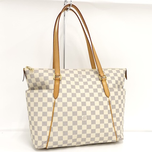 【中古】LOUIS VUITTON トータリー MM トートバッグ ダミエ アズール N51262