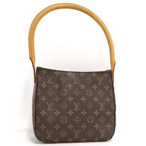 【中古】LOUIS VUITTON ルーピングMM ハンドバッグ モノグラム M51146