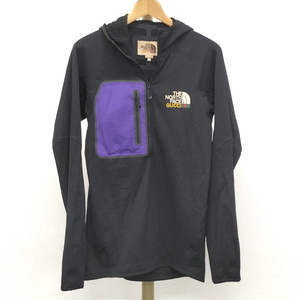 【中古】THE NORTH FACE GUCCIコラボレーション パーカー ポリエステル ブラック 表記サイズXS