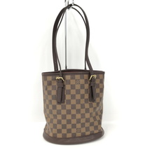 【中古】LOUIS VUITTON マレ ハンドバッグ ダミエ エベヌ N42240_画像1