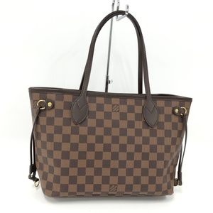 【中古】LOUIS VUITTON ネヴァーフルPM トートバッグ ダミエ エベヌ N51109