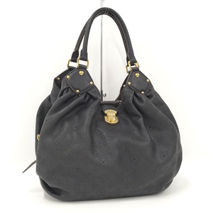 【中古】LOUIS VUITTON マヒナ L ハンドバッグ レザー マヒナ レザー ブラック M95765