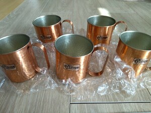  copper made mug Via mug beer mug tumbler glass copper original copper kopa- Via cup beer whisky lock camp sleeping area in the vehicle glass tableware 