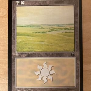 PO1 北京語 平地 plains 1枚 MTG ポータル 簡体字 Chinese 中文 絵違い 希少 基本土地