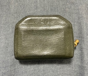 POSTALCO ポスタルコ ミニ財布 kettle zipper wallet small ケトルジッパーウォレット スモール 中古　グリーン