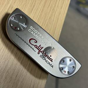 【送料無料 良品】 スコッティ キャメロン カリフォルニア ソノマ 34インチ ヘッド カバー パター SCOTTY CAMERON California SONOMA