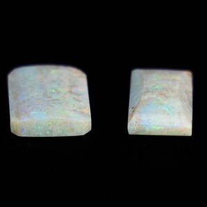天然オパール ルース ホワイト 裸石 素材 宝石 特大 カット 虹の画像7