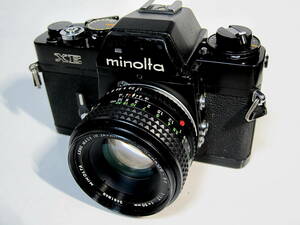 ■【 minolta XE MC ROKKOR-PF 1.7/50 】■ ” BLACK ” 