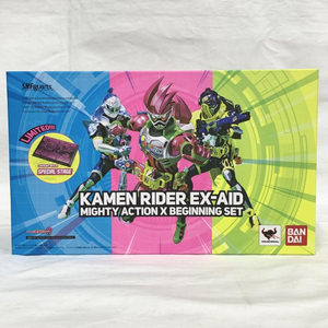 【中古】バンダイ　S.H.Figuarts 仮面ライダーエグゼイド　マイティアクションX ビギニングセット　開封品[240070116164]