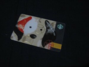 スターバックス(STARBUCKS)2018YEAR　OF　THE　DOGスタバカード