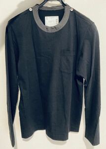 sacai Longsleeve T Black 黒 size 1 長袖Tシャツ ロングスリーブ サカイ nike ナイキ