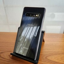 Galaxy S10 Prism Black 128 GB docomo ドコモ SC-03L ブラック SIMロック解除済 samsung スマホ_画像2