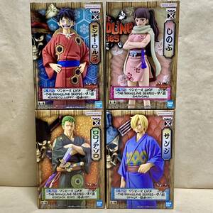 【新品未開封】ワンピース DXF THE GRANDLINE SERIES ワノ国 MONKEY.D.LUFFY RORONOA ZORO SANJI 浴衣ver. SHINOBU ルフィ ゾロ フィギュア