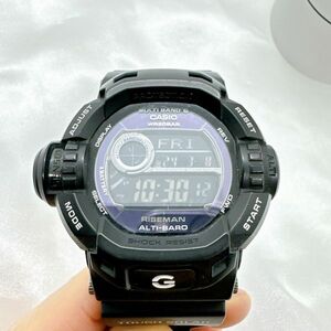 A2403-1-10　１円スタート ソーラー　稼働品　CASIO　Gショック　メンズ　レディース腕時計　ブラック