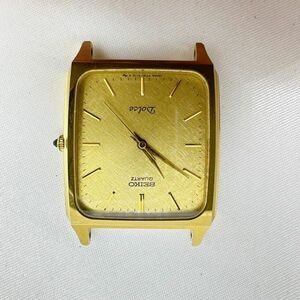 A2403-2-11　１円スタート　クオーツ　稼働品　SEIKO　DOLCE　セイコードルチェ　メンズ　レディース腕時計　ゴールド