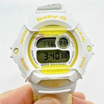 A2403-6-3　１円スタート クオーツ　稼働品　CASIO　BABY-G　カシオベビーG　メンズ　レディース腕時計　ホワイト_画像1