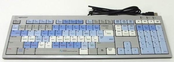 AUTODESK SMOKE用 編集キーボード・Logic Keyboard/LXH-JME7596H・USB接続